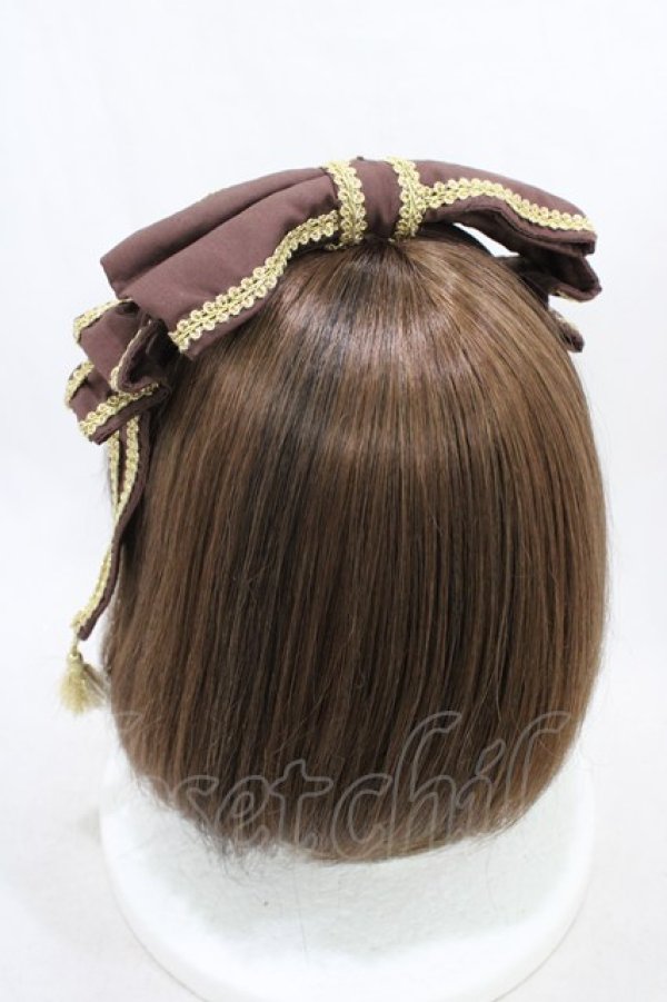 画像2: ALICE and the PIRATES / クラウンタッセルカチューシャ  ブラウン H-26-03-28-004-PA-AC-NS-ZH (2)