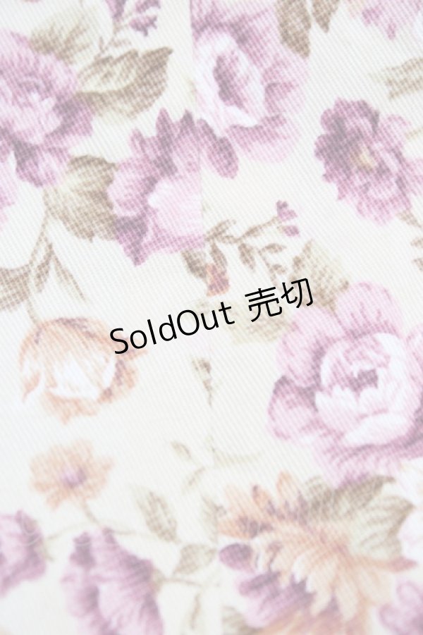 画像4: Innocent World / 花柄はしごレースジャンパースカート Free 生成り H-26-03-28-047-IW-OP-NS-ZH (4)