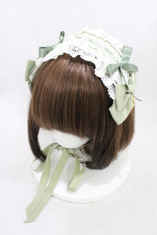 画像1: BABY,THE STARS SHINE BRIGHT / プリンセスドロップヘッドドレス  若草 H-26-03-28-005-BA-AC-NS-ZH (1)