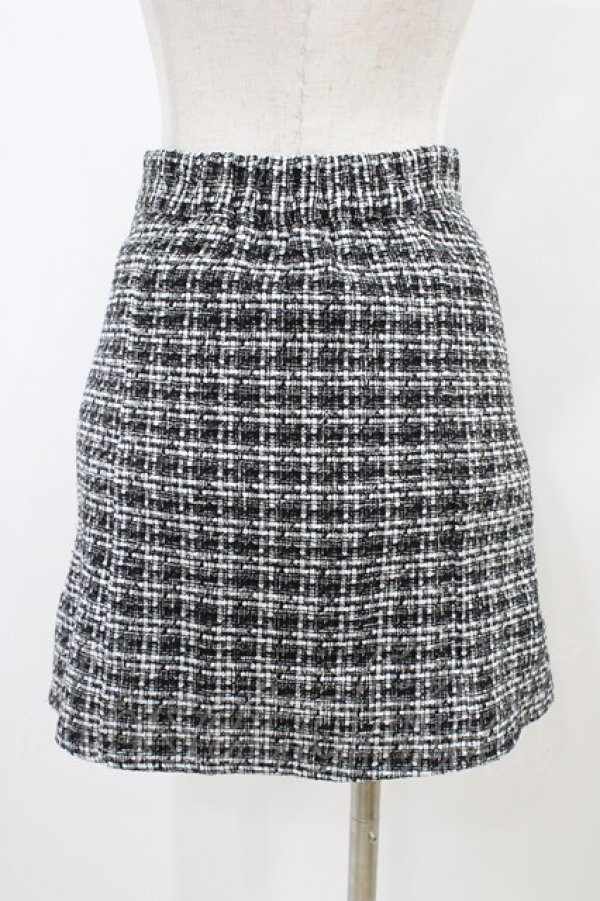 画像2: An MILLE / ツイードパールスカート Free ブラック H-26-03-28-051-EL-SK-NS-ZH (2)