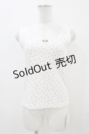 画像: Fi.n.t / ローズモチーフ付き小花柄タンクトップ Free PINK H-26-03-28-056-CA-TO-NS-ZH