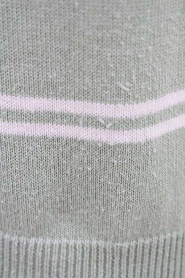 画像3: Fi.n.t / フレンチボーダー5分袖ニットプルオーバー Free GREEN×WH H-26-03-28-058-CA-TO-NS-ZH (3)