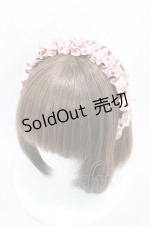 画像: m petit by misako / AMギャザーカチューシャ  ピンク H-26-03-28-008-LO-AC-NS-ZH