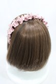 画像2: m petit by misako / AMギャザーカチューシャ  ピンク H-26-03-28-008-LO-AC-NS-ZH (2)
