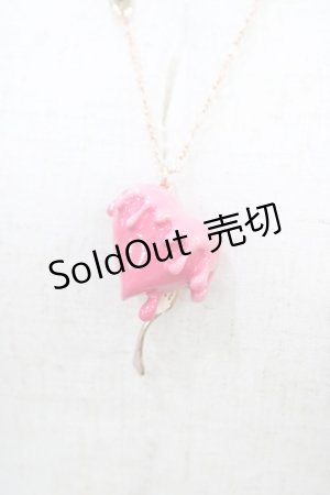 画像: MILK / ハートフォンデュネックレス  ピンク H-26-03-28-009-ML-AC-NS-ZH