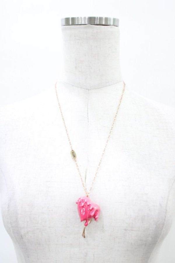 画像2: MILK / ハートフォンデュネックレス  ピンク H-26-03-28-009-ML-AC-NS-ZH (2)