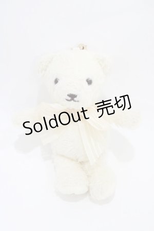 画像: Maison de FLEUR / ショートケーキベアチャーム  アイボリー H-26-03-28-014-LO-ZA-YZ-ZH