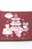 画像3: m petit by misako / サンリオキャラクターズコラボ ポーチ付きエコトート  レッド H-26-03-28-018-LO-ZA-NS-ZH (3)