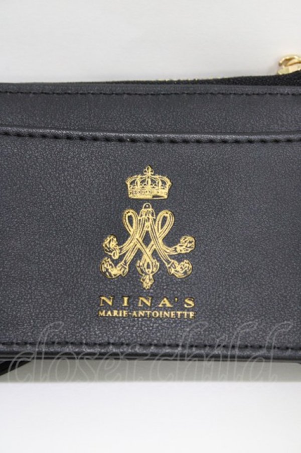 画像3: m petit by misako / NINA'Sコラボコインケース  ブラック H-26-03-28-019-LO-ZA-NS-ZH (3)