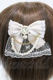 画像3: Rojita / レースレイヤードパールチェーンヘアクリップSet  オフ H-26-03-28-020-LO-AC-NS-ZH (3)