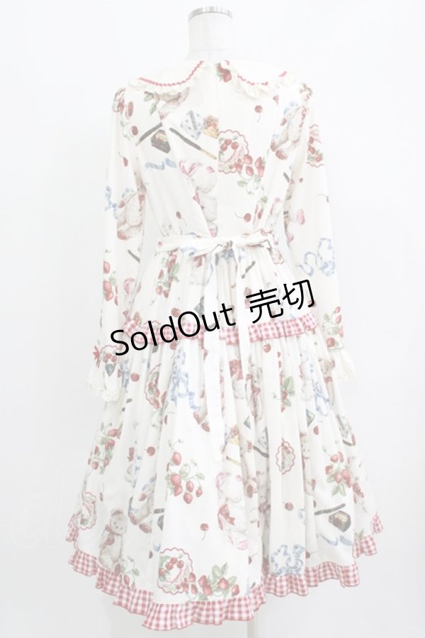 画像3: 仲夏物語（海外ロリータブランド） / Wild Strawberryワンピース M オフ H-26-03-29-024-EL-OP-NS-ZH (3)