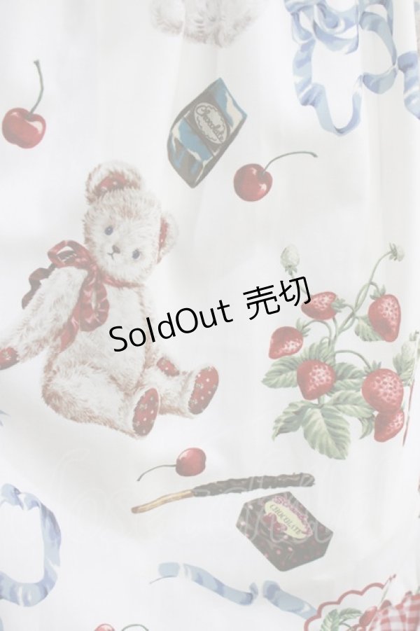 画像4: 仲夏物語（海外ロリータブランド） / Wild Strawberryワンピース M オフ H-26-03-29-024-EL-OP-NS-ZH (4)