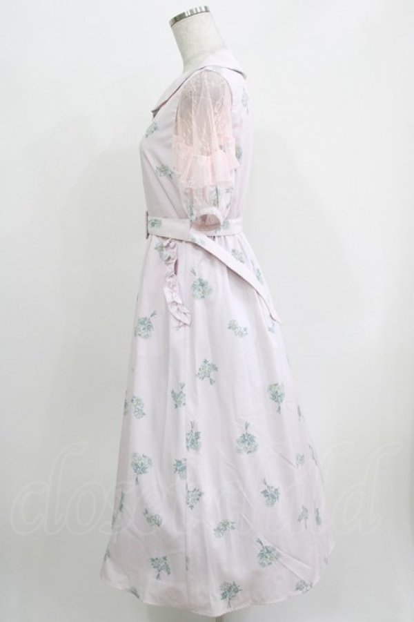 画像2: LIZ LISA / マーガレットブーケ柄ワンピース Free ピンク H-26-03-29-028-LO-OP-NS-ZH (2)