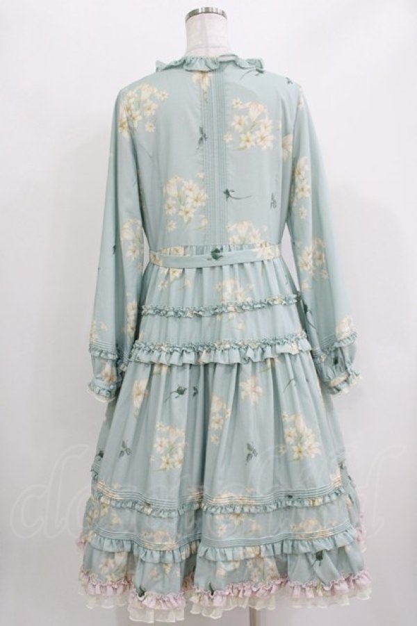 画像3: Cute.Q（海外ロリータブランド） / Little Lily Long Sleeve OP L ブルー H-26-03-29-030-GO-OP-NS-ZH (3)