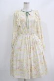 画像1: Fi.n.t / フラワーガーデン柄ワンピース Free IVORY H-26-03-29-035-CA-OP-NS-ZH (1)