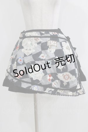 画像: ALICE and the PIRATES / ALICE'S NEVER VOYAGE柄スカート Free ブラック H-26-03-29-042-PA-SK-NS-ZH