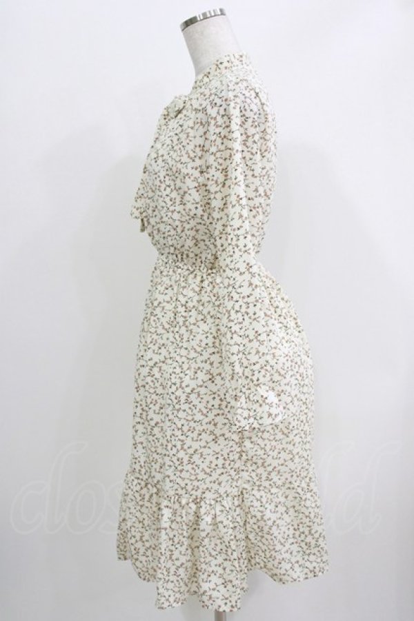 画像2: LODISPOTTO / 花柄ワンピース M オフ H-26-03-29-045-LO-OP-NS-ZH (2)