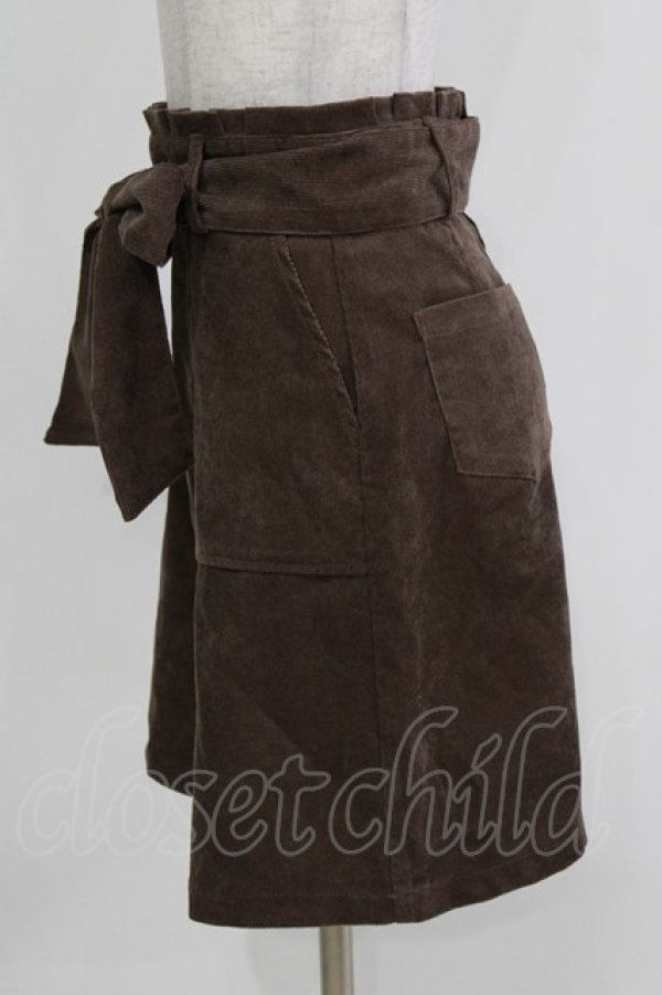 画像2: LODISPOTTO / コールスカート M ブラウン H-26-03-29-048-LO-SK-NS-ZH (2)