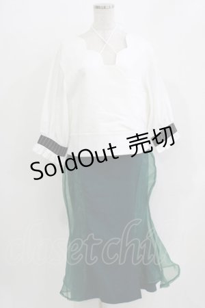 画像: Favorite / ヒトの足を願った人魚姫のセット*シェルブラウスとマーメイドスカート Free オフ/グリーン H-26-03-29-049-LO-OP-NS-ZH