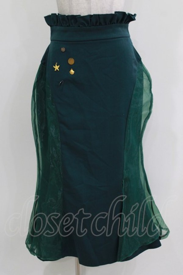 画像4: Favorite / ヒトの足を願った人魚姫のセット*シェルブラウスとマーメイドスカート Free オフ/グリーン H-26-03-29-049-LO-OP-NS-ZH (4)