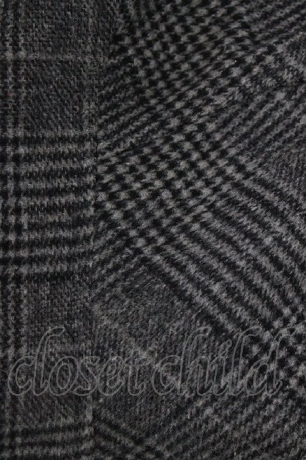 画像6: EATME / SETUPブリティッシュタイトスカート+ブラウス M グレー H-26-03-29-050-LO-OP-NS-ZH (6)