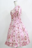 画像2: metamorphose / ブーケ柄半袖ワンピース Free ピンク H-26-03-29-006-ME-OP-NS-ZH (2)