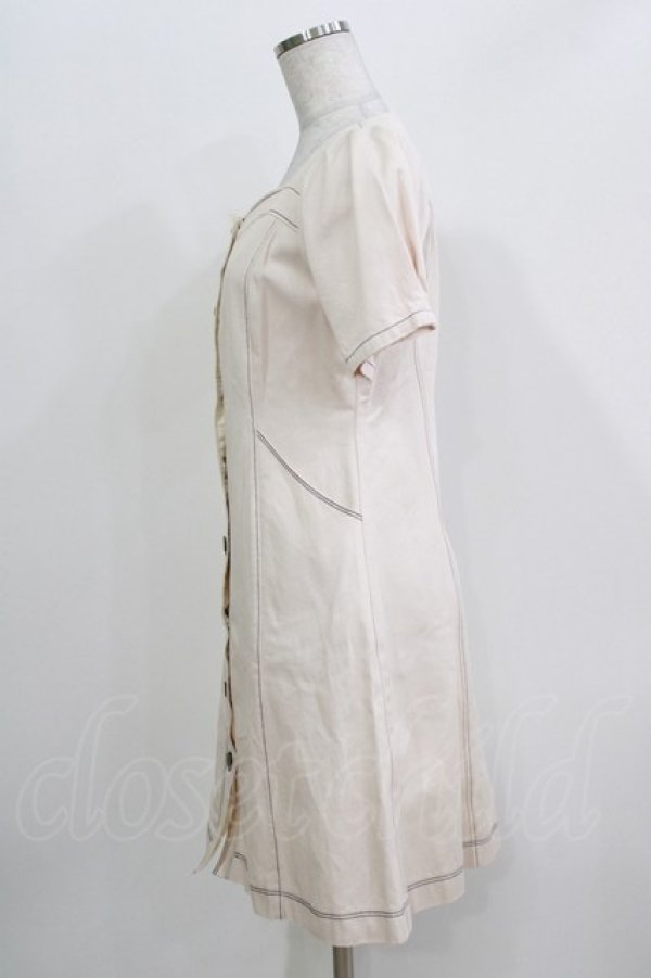 画像2: Fi.n.t / パフスリーブデニムワンピース Free IVORY H-26-03-29-054-CA-OP-NS-ZH (2)