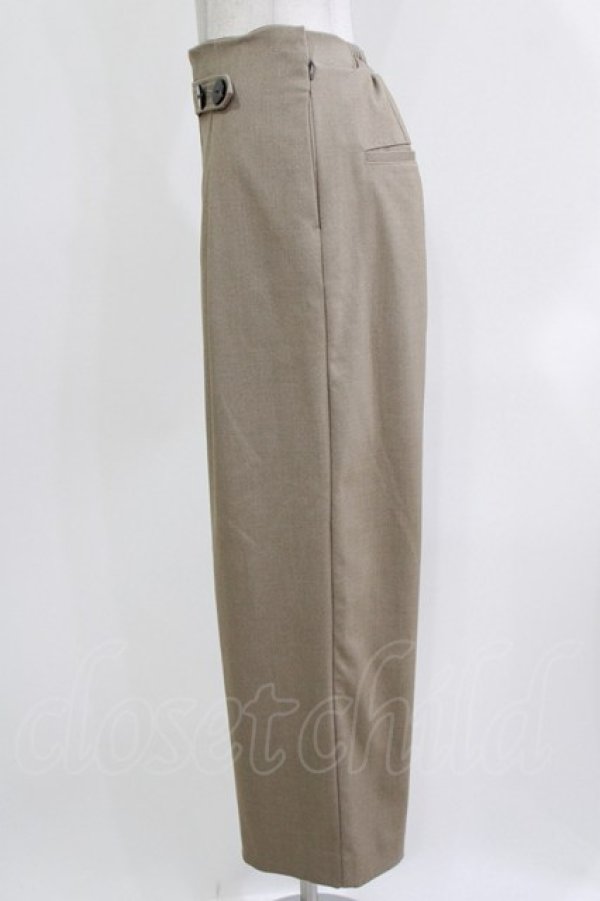 画像2: COUPE LE COEUR / サイドタブタックストレートパンツ Free BEIGE H-26-03-29-055-GO-PA-NS-ZH (2)