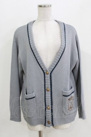 画像: F i.n.t / ライン使いカーディガン/ハリーポッター Free BLUE GRAY H-26-03-29-061-CA-TO-NS-ZH