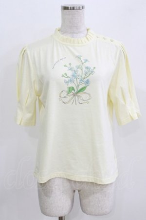 画像: an another angelus / タックスリーブフラワープリントT Free IVORY H-26-03-29-072-CA-BL-NS-ZH