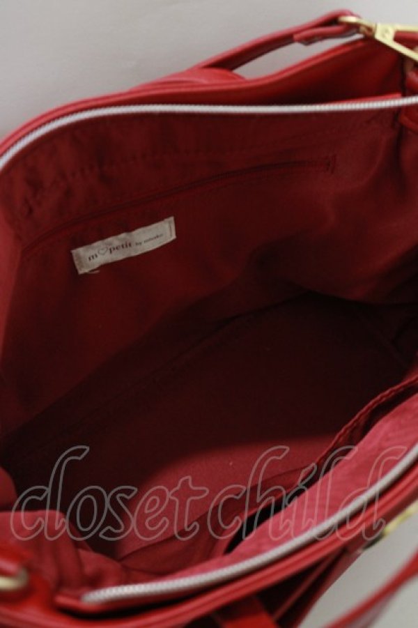 画像2: m petit by misako / TT*AMリボン2WAY  レッド H-26-03-29-075-LO-BG-NS-ZH (2)