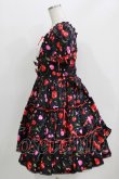 画像2: metamorphose / Vintage Cherryティアードワンピース Free ブラック H-26-03-29-008-ME-OP-NS-ZH (2)