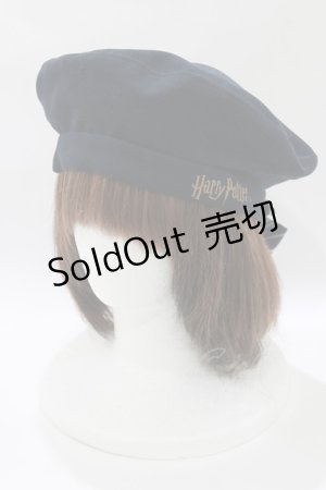 画像: F i.n.t / ストライプリボンベレー帽/ハリーポッター  NAVY H-26-03-29-078-CA-AC-NS-ZH
