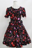 画像3: metamorphose / Vintage Cherryティアードワンピース Free ブラック H-26-03-29-008-ME-OP-NS-ZH (3)