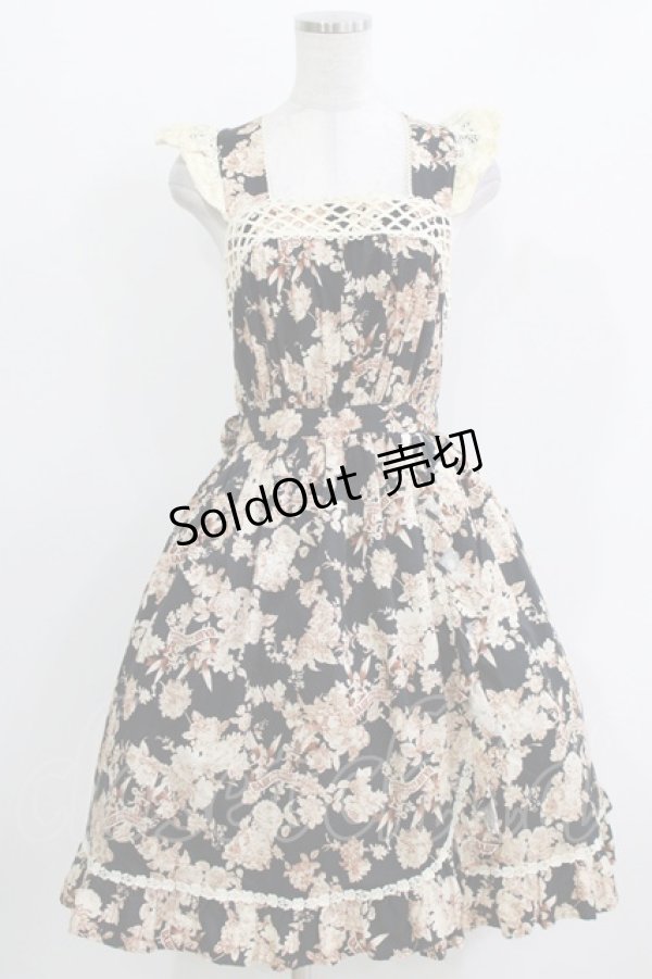 画像1: BABY,THE STARS SHINE BRIGHT / 妖精柄ジャンパースカート Free ブラック H-26-03-29-010-BA-OP-NS-ZH (1)