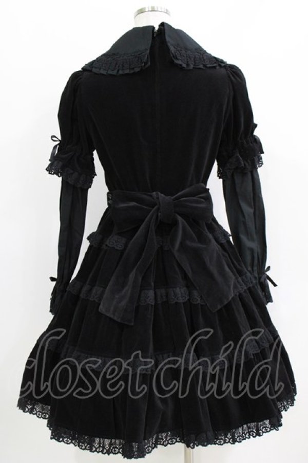 画像3: Innocent World / 別珍ワンピース Free ブラック H-26-03-29-011-IW-OP-NS-ZH (3)