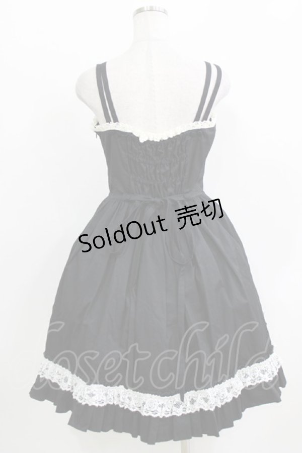 画像3: metamorphose / フロント釦ジャンパースカート(バーバリー) Free ブラック H-26-03-29-014-ME-OP-NS-ZH (3)