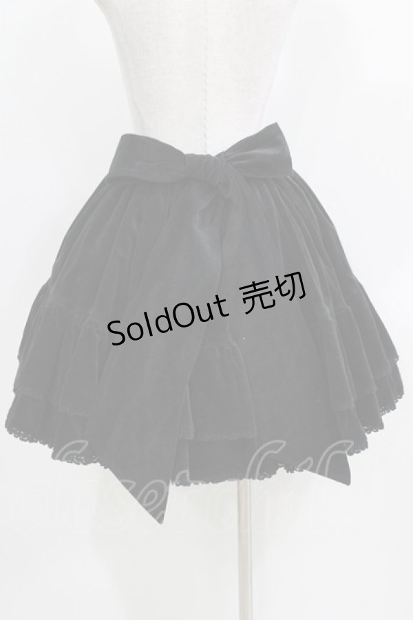 画像3: metamorphose / 二段フリルスカート（別珍） Free ブラック H-26-03-29-015-ME-SK-NS-ZH (3)