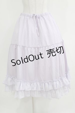 画像: axes femme kawaii / ミディフリルペチスカート M ラベンダー H-26-03-29-016-AX-SK-NS-ZH