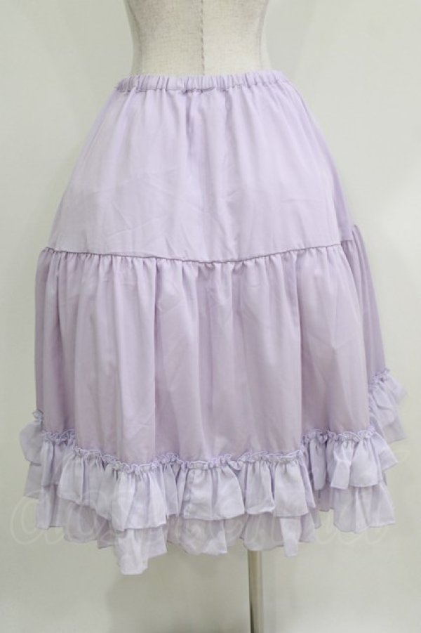 画像3: axes femme kawaii / ミディフリルペチスカート M ラベンダー H-26-03-29-016-AX-SK-NS-ZH (3)