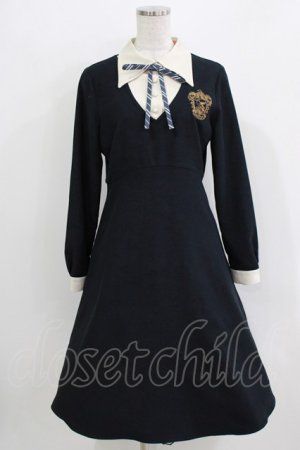 画像: F i.n.t / クレリックヨーク切替ワンピース/ハリー・ポッター Free NAVY H-26-03-29-022-CA-OP-NS-ZH