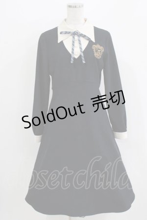 画像: F i.n.t / クレリックヨーク切替ワンピース/ハリー・ポッター Free NAVY H-26-03-29-022-CA-OP-NS-ZH