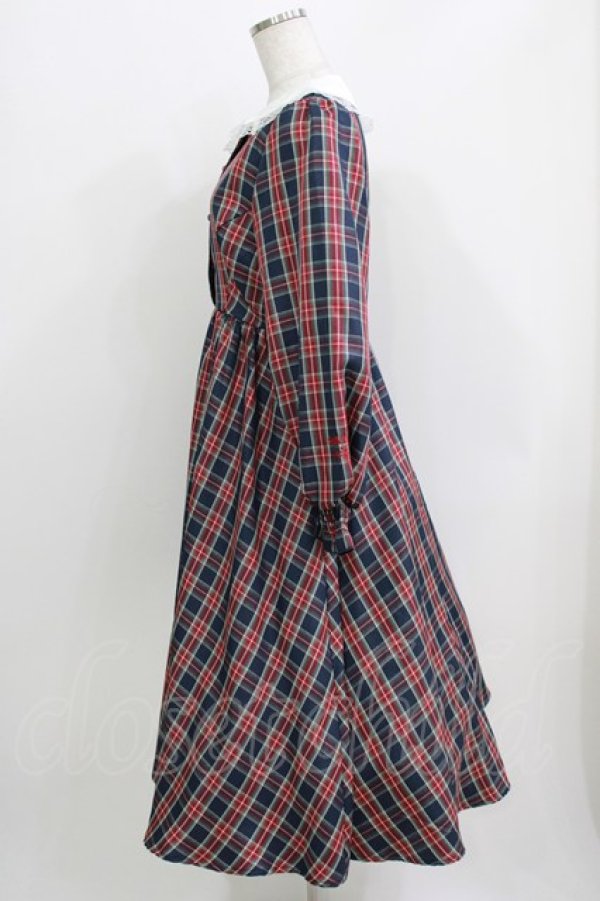 画像2: m petit by misako / サンリオキャラクターズコラボ ハローキティ ワンピース S ネイビー H-26-03-29-023-LO-OP-NS-ZH (2)