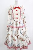 画像1: 仲夏物語（海外ロリータブランド） / Wild Strawberryワンピース M オフ H-26-03-29-024-EL-OP-NS-ZH (1)