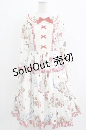 画像: 仲夏物語（海外ロリータブランド） / Wild Strawberryワンピース M オフ H-26-03-29-024-EL-OP-NS-ZH