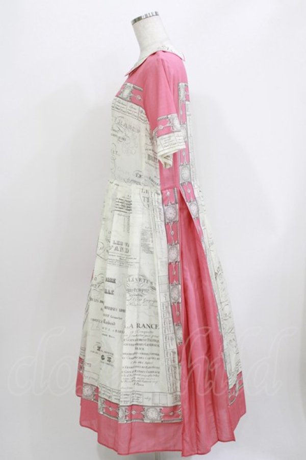 画像2: Jane Marple Dans Le Salon / Bon voyageデイドレス  ローズ H-26-03-30-027-JM-OP-KB-ZH (2)