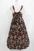 画像3: Jane Marple / Strawberry garden Strap dress M ブラック H-26-03-30-029-JM-OP-KB-ZH (3)