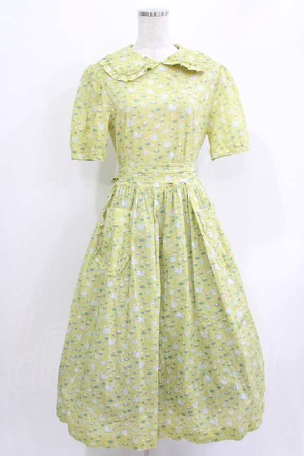 画像1: Jane Marple / Manonガーデンドレス  フレンチマスタード H-26-03-30-030-JM-OP-KB-ZH (1)