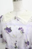 画像4: Melody BasKet / Violet laceスクエアカラーワンピース M バイオレット H-26-03-30-033-LO-OP-KB-ZH (4)