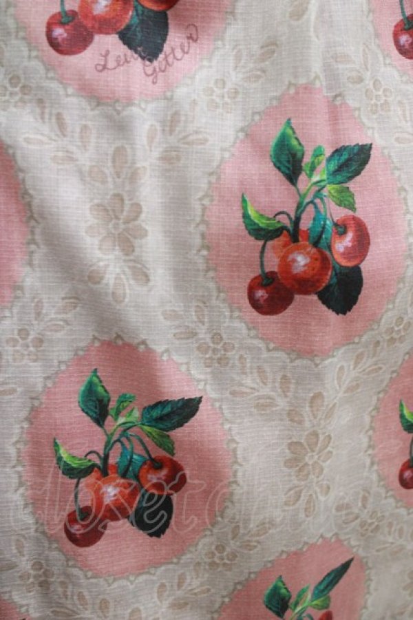 画像4: Leur Getter / Cherry Lace袖付ワンピース M ピンク H-26-03-30-035-LU-OP-KB-ZH (4)